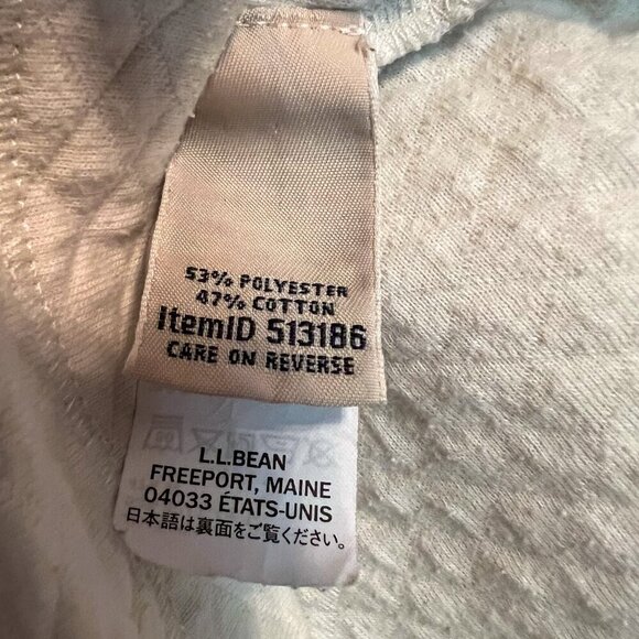L.L. Bean Women's SoftLight Quilted Top, Funnelneck Pullover Size S - Picture 7 of 9